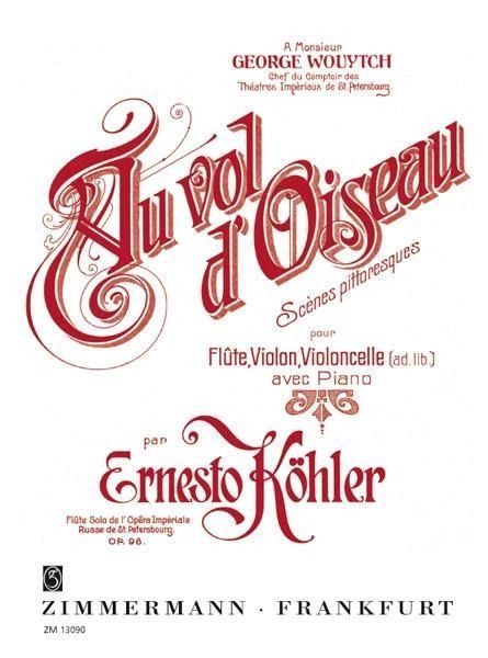 Produktbild: Köhler, E: Au vol doiseau op. 98 für Flöte, Violine