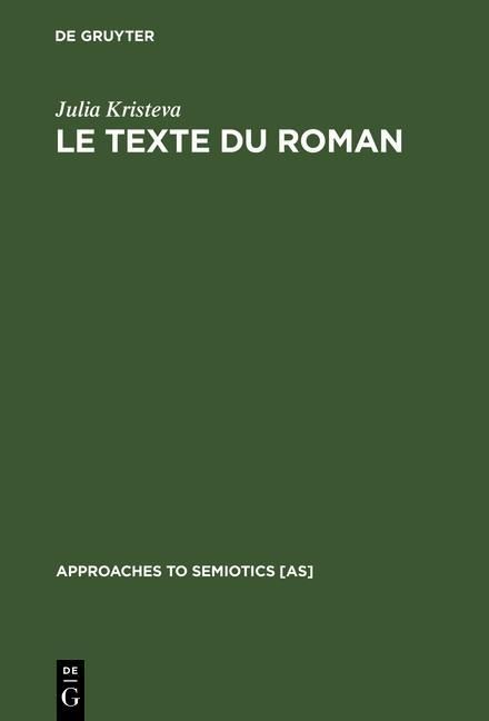 Produktbild: Le Texte du Roman