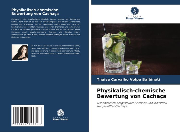 Produktbild: Physikalisch-chemische Bewertung von Cacha&ccedil;a
