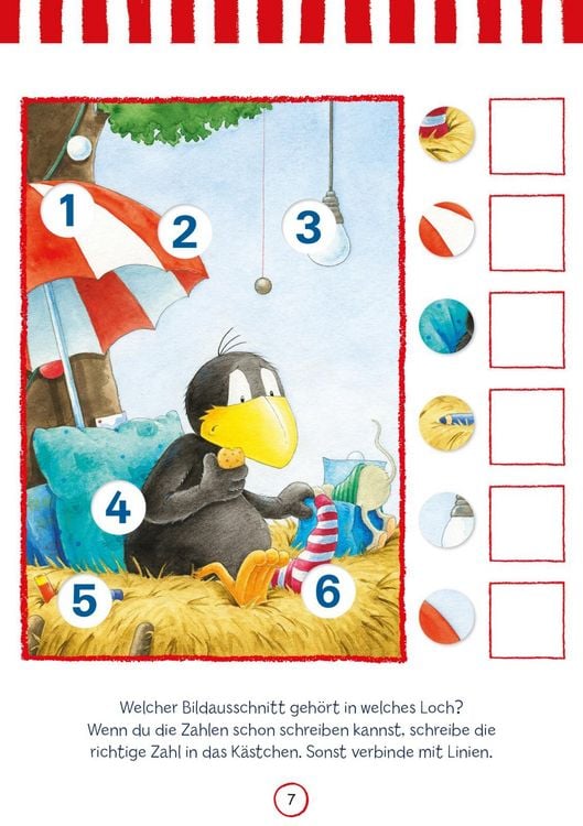 Produktbild: Der kleine Rabe Socke: Mein Kindergarten-R&auml;tsel-Block