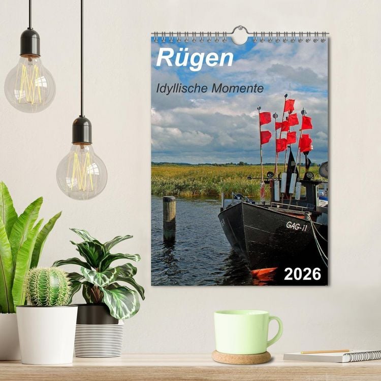 Produktbild: R&uuml;gen-Idyllische Momente (Wandkalender 2026 DIN A4 hoch), CALVENDO Monatskalender