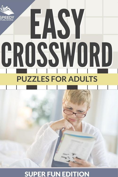 Produktbild: Easy Crossword Puzzles For Adults Super Fun Edition