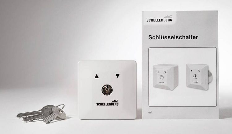 Produktbild: Schellenberg 25101 Torantrieb Schl&uuml;sselschalter Aufputz