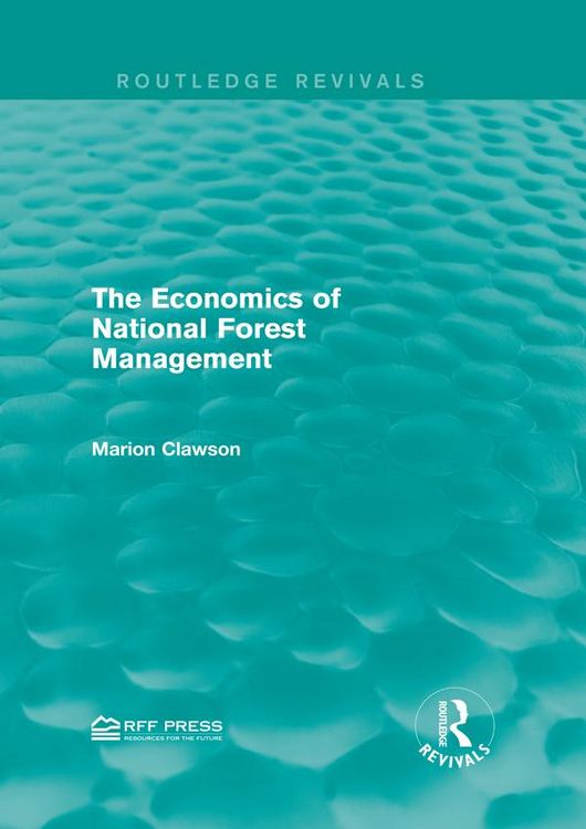 Produktbild: The Economics of National Forest Management