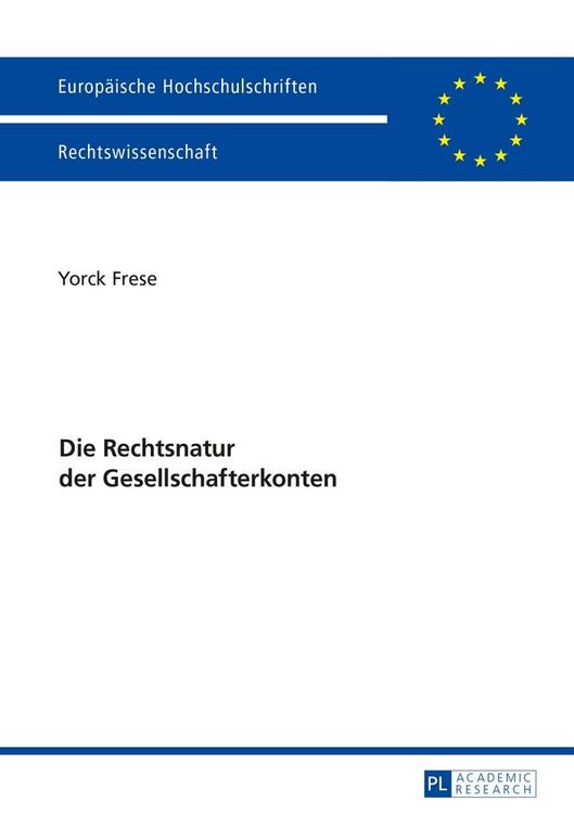 Produktbild: Die Rechtsnatur der Gesellschafterkonten