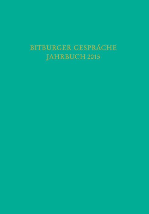 Produktbild: Bitburger Gespr&auml;che Jahrbuch 2015