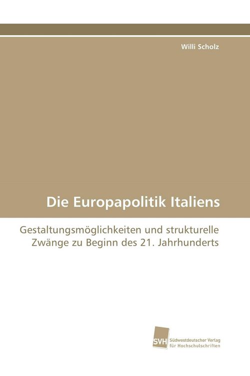 Produktbild: Die Europapolitik Italiens