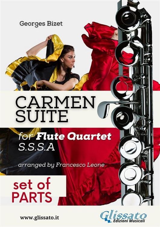 Produktbild: "Carmen" Suite for Flute Quartet set of parts