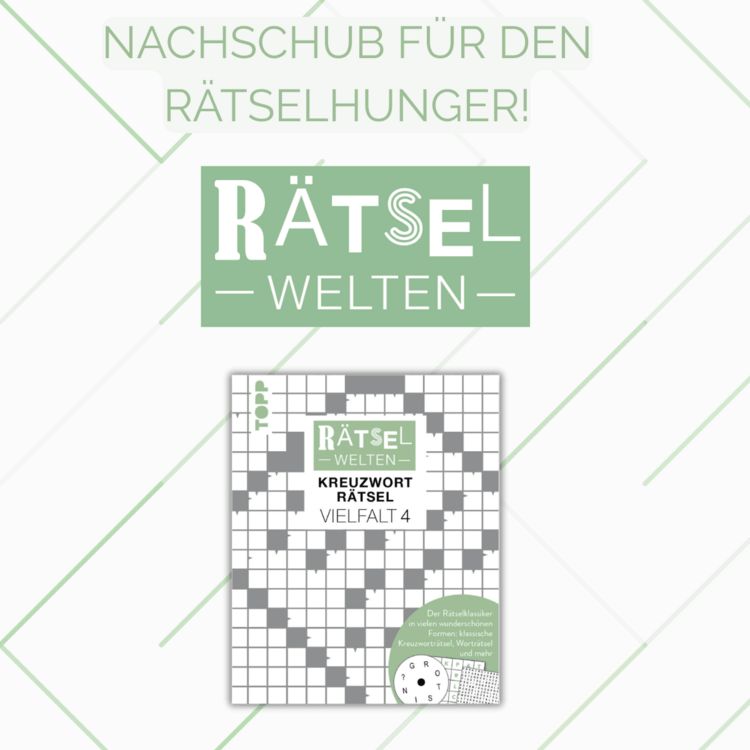 Produktbild: R&auml;tselwelten &ndash; Kreuzwortr&auml;tsel Vielfalt 4 | Der R&auml;tselklassiker in vielen wundersch&ouml;nen Formen: klassische Kreuzwortr&auml;tsel, Wortr&auml;tsel und mehr
