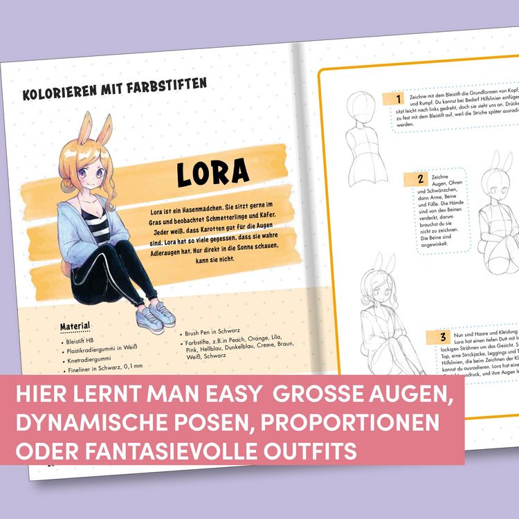 Produktbild: Kreativ-Set Manga Kids