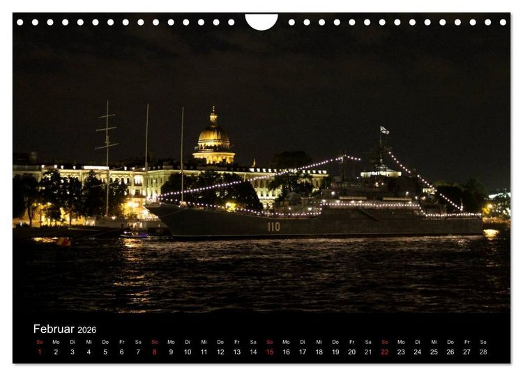 Produktbild: St. Petersburg (Wandkalender 2026 DIN A4 quer), CALVENDO Monatskalender