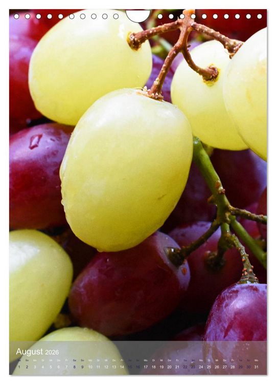 Produktbild: Blaubeeren, Himbeeren & Co - Makrofotografie in der K&uuml;che (Wandkalender 2026 DIN A4 hoch), CALVENDO Monatskalender