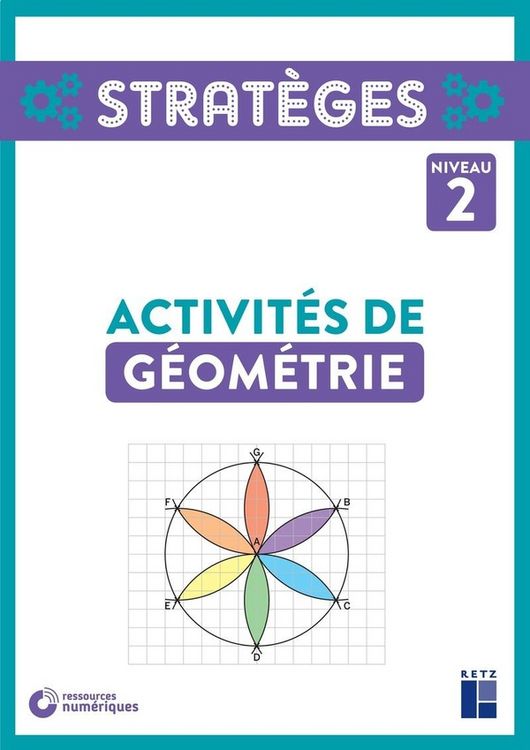 Produktbild: Activit&eacute;s de g&eacute;om&eacute;trie, niveau 2 + ressources num&eacute;riques + 1CD-ROM