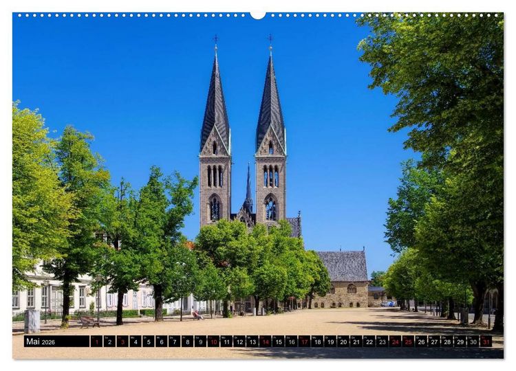 Produktbild: Halberstadt - Das Tor zum Harz (Wandkalender 2026 DIN A2 quer), CALVENDO Monatskalender
