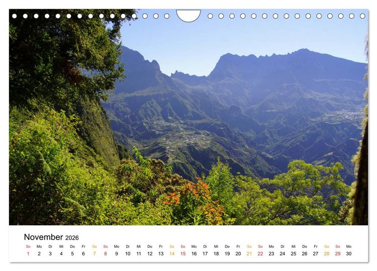 Produktbild: La R&eacute;union - Auf der Insel der Gef&uuml;hle (Wandkalender 2026 DIN A4 quer), CALVENDO Monatskalender
