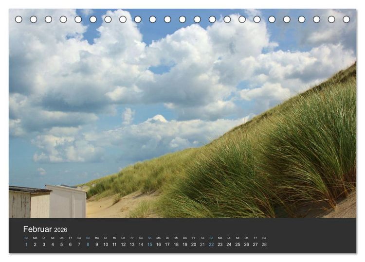 Produktbild: Traumhaftes Zeeland 2026 (Tischkalender 2026 DIN A5 quer), CALVENDO Monatskalender