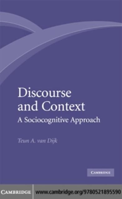 Produktbild: Discourse and Context