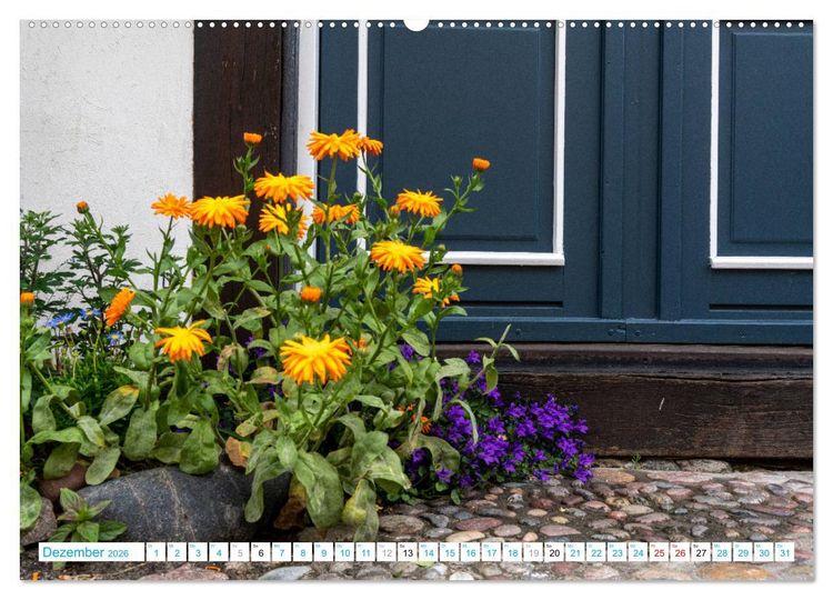 Produktbild: Warnem&uuml;nde - Sommer, Sonne und Sand im Schuh (hochwertiger Premium Wandkalender 2026 DIN A2 quer), Kunstdruck in Hochglanz