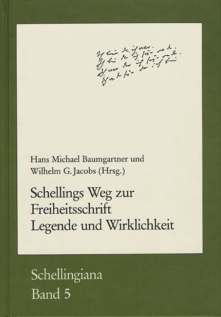 Produktbild: Schellings Weg zur Freiheitsschrift. Legende und Wirklichkeit