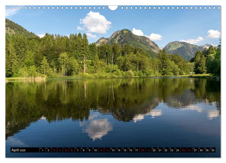 Produktbild: das Allg&auml;u (Wandkalender 2026 DIN A3 quer), CALVENDO Monatskalender