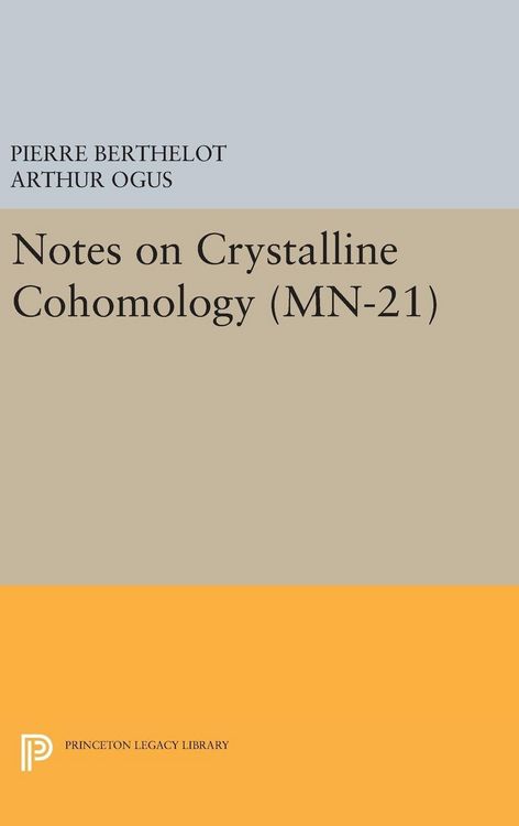Produktbild: Notes on Crystalline Cohomology