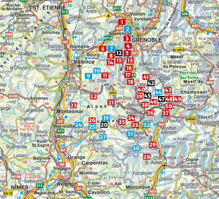 Produktbild: ROTHER Wanderf&uuml;hrer Dauphin&eacute; West: Von Grenoble bis Sisteron. 50 Wanderungen und Mehrtagestouren