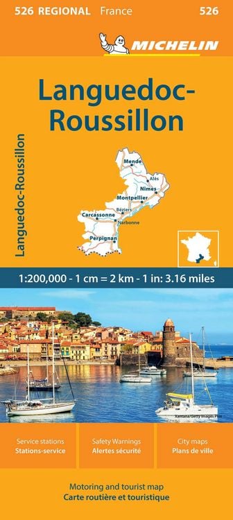 Produktbild: Languedoc-Roussillon - Michelin Regional Map 526