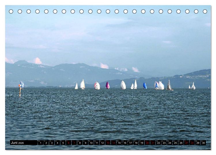 Produktbild: Sehenswerter Bodensee (Tischkalender 2026 DIN A5 quer), CALVENDO Monatskalender