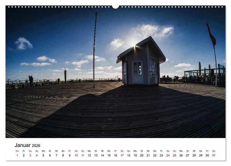 Produktbild: Sankt Peter-Ording. Licht, Schatten und Natur (hochwertiger Premium Wandkalender 2026 DIN A2 quer), Kunstdruck in Hochglanz