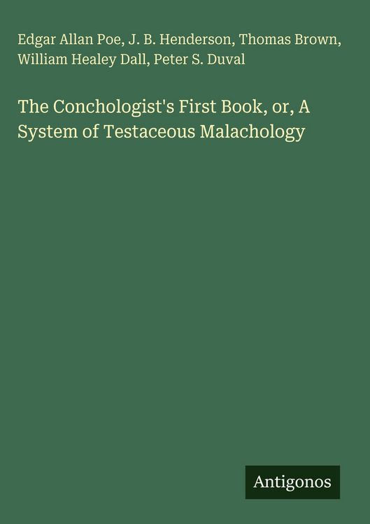 Produktbild: The Conchologist's First Book, or, A System of Testaceous Malachology