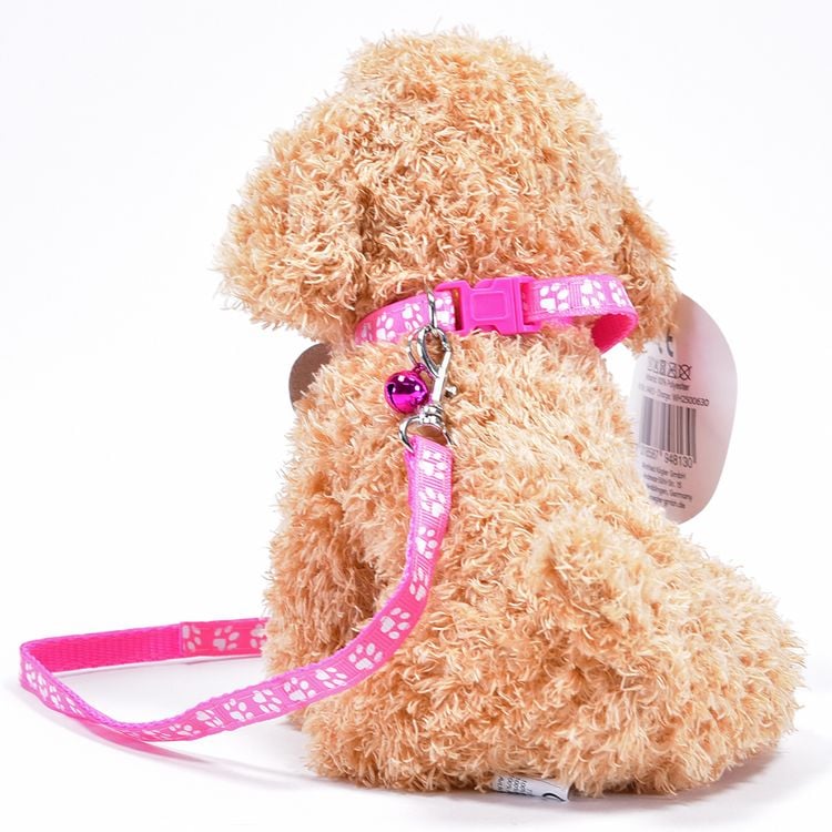 Produktbild: Pl&uuml;schhund Pudel beige Ari mit Leine