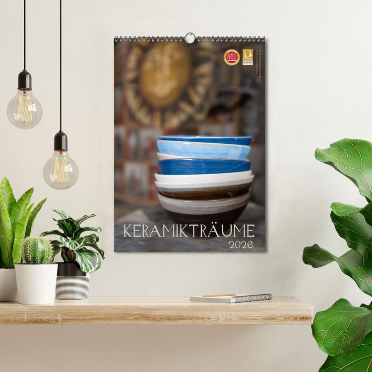 Produktbild: Keramiktr&auml;ume (Wandkalender 2026 DIN A3 hoch), CALVENDO Monatskalender