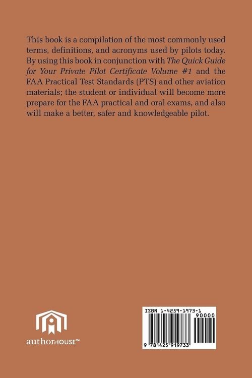 Produktbild: The Quick Guide for Your Aviation Glossary Terms, Definitions and Acronyms Volume #2
