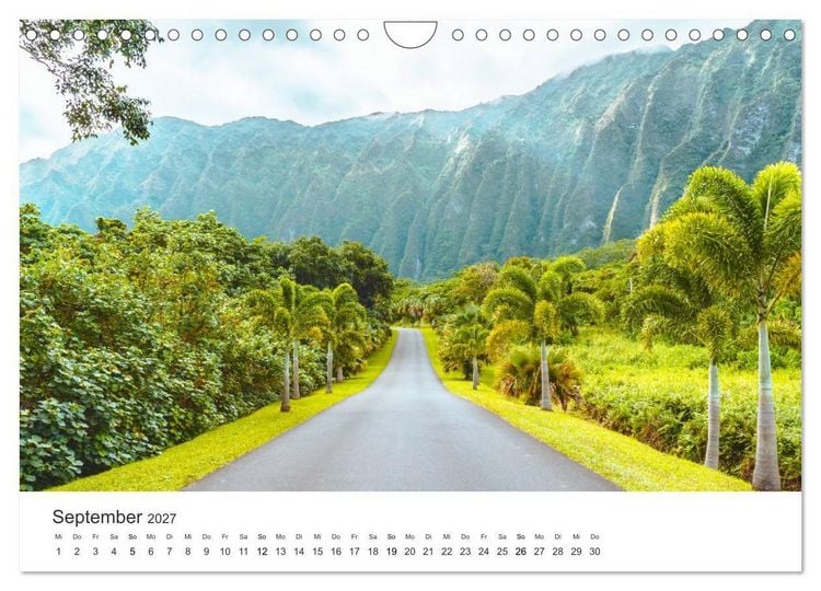 Produktbild: Himmlisches Hawaii (Wandkalender 2027 DIN A4 quer), CALVENDO Monatskalender
