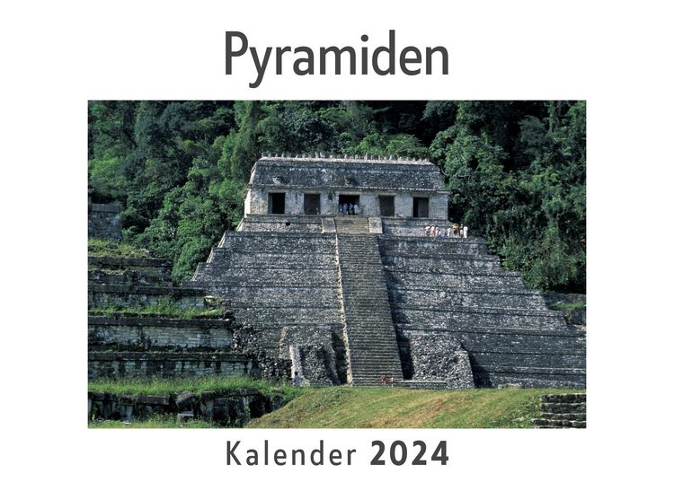 Produktbild: Pyramiden (Wandkalender 2024, Kalender DIN A4 quer, Monatskalender im Querformat mit Kalendarium, Das perfekte Geschenk)