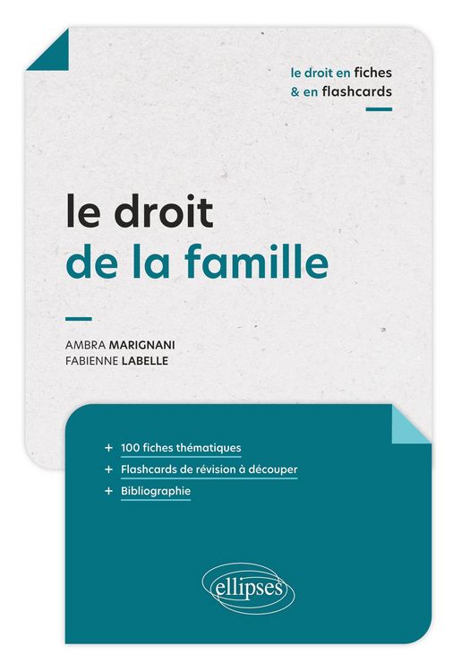 Produktbild: Le droit de la famille en fiches et en flashcards