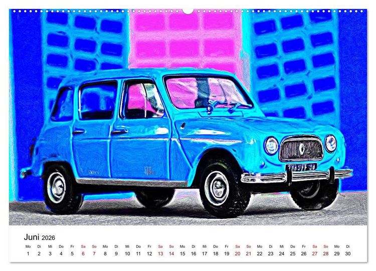 Produktbild: Surreale Autowelten (Wandkalender 2026 DIN A2 quer), CALVENDO Monatskalender