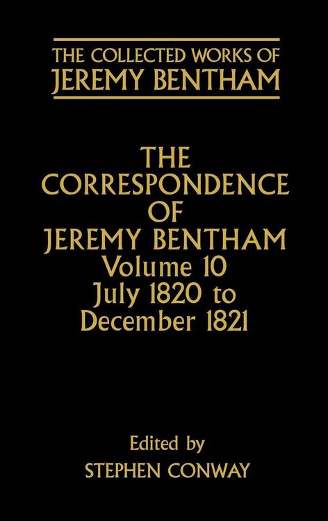 Produktbild: The Correspondence of Jeremy Bentham