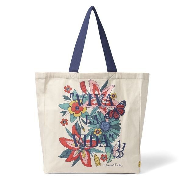 Produktbild: Baumwolltasche Frida Kahlo "Viva la Vida"