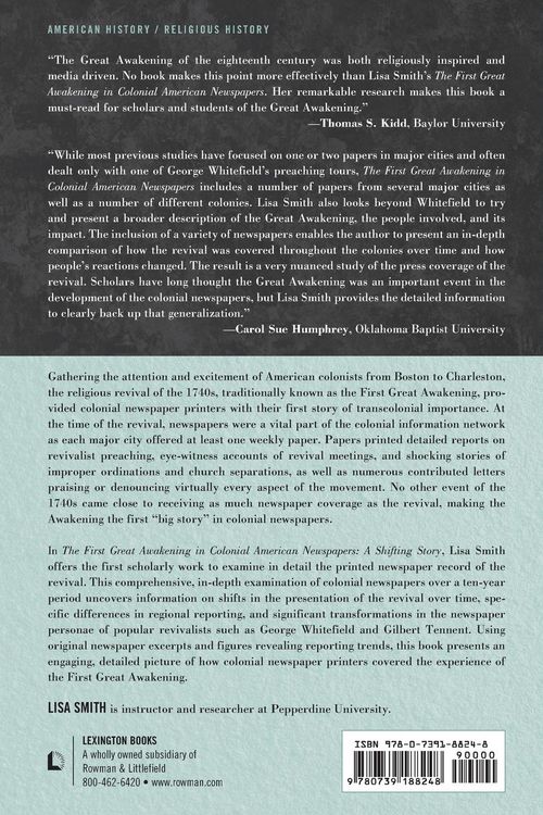 Produktbild: First Great Awakening in Colonial American Newspapers