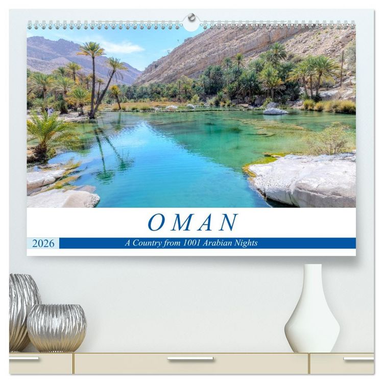 Produktbild: Oman (High Quality Premium Wall Calendar 2026 DIN A2 landscape),CALVENDO 12 Month Wall Calendar