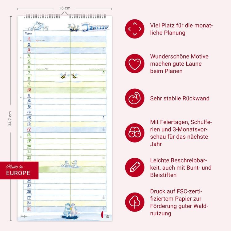 Produktbild: Helme Heine: Planer f&uuml;r zwei 2027