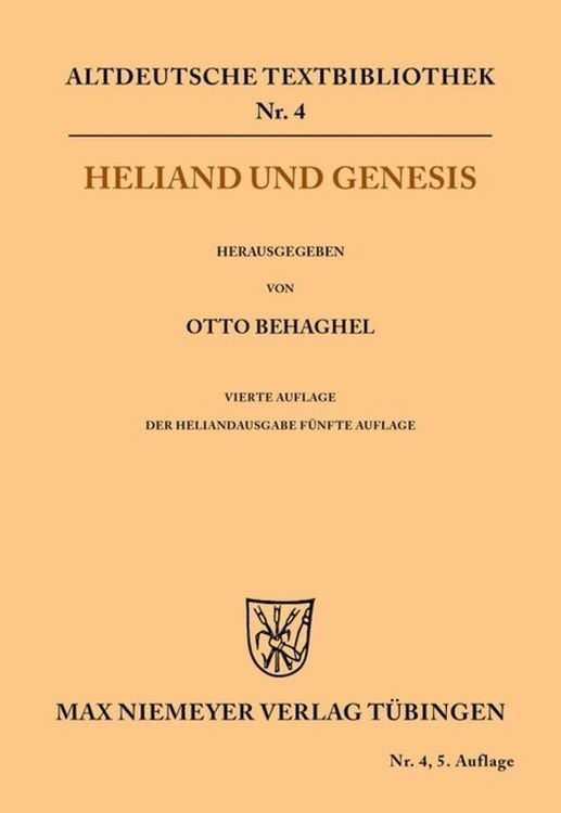 Produktbild: Heliand und Genesis