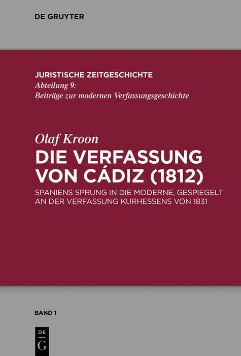 Produktbild: Die Verfassung von C&aacute;diz (1812)