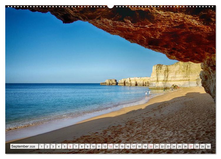 Produktbild: Algarve zum Tr&auml;umen (Wandkalender 2026 DIN A2 quer), CALVENDO Monatskalender