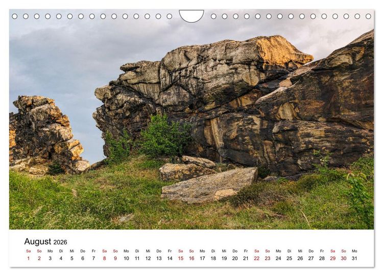 Produktbild: Steinerne Zeitzeugen (Wandkalender 2026 DIN A4 quer), CALVENDO Monatskalender