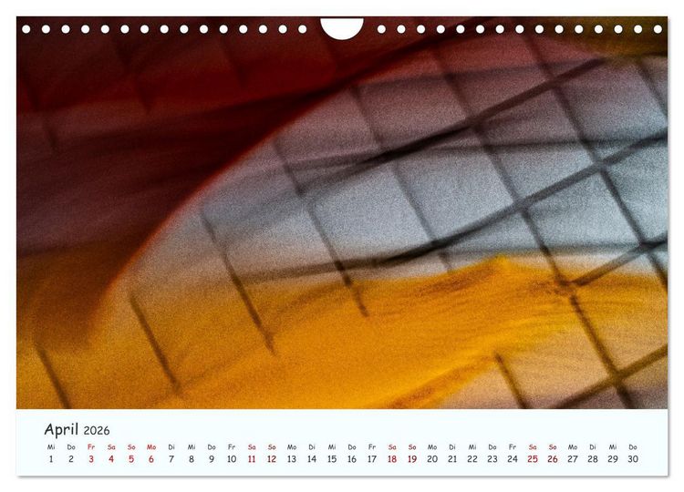 Produktbild: Farbgrafik - Die Sch&ouml;nheit der abstrakten Fotografie (Wandkalender 2026 DIN A4 quer), CALVENDO Monatskalender