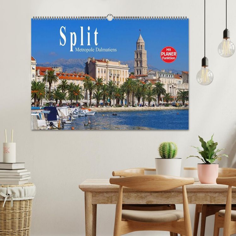 Produktbild: Split - Metropole Dalmatiens (Wandkalender 2026 DIN A2 quer), CALVENDO Monatskalender
