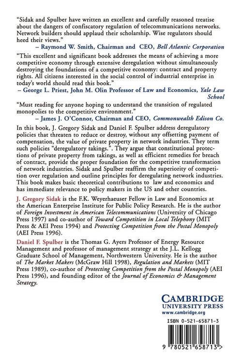 Produktbild: Deregulatory Takings and the Regulatory Contract