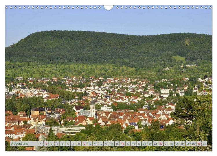 Produktbild: Pfullingen ... und Umgebung (Wandkalender 2026 DIN A3 quer), CALVENDO Monatskalender